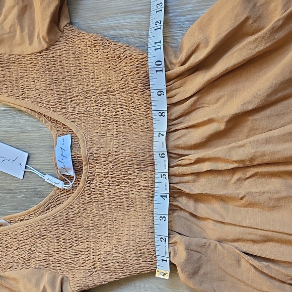 Petal & Pup Tan Mini Dress - Picture 9 of 16